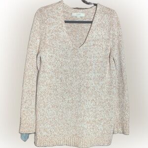 LOFT Sweater with Multi-Colored Yarn